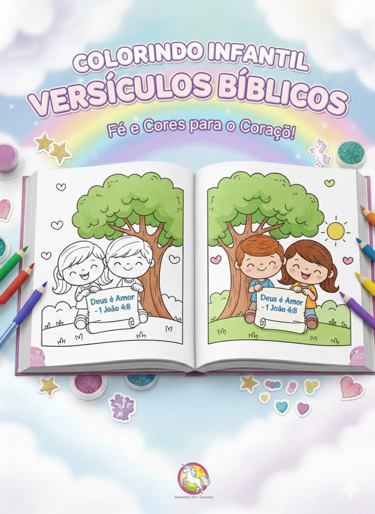 Colorindo Versículos Bíblicos